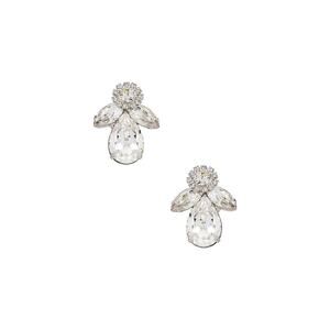 Jennifer Behr Edith Earring In Crystal - One Size - Crystal